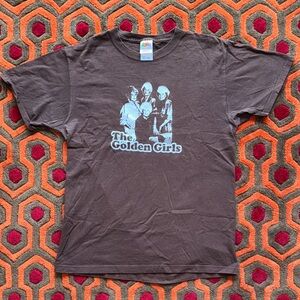 MAKE OFFER! Golden Girls Fruit of the Loom Brown Graphic Tee t-shirt Men's Med